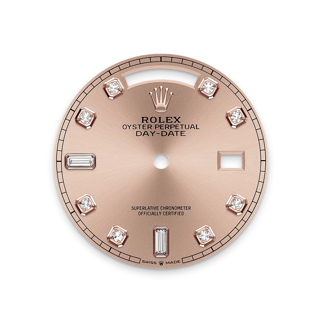 Rolex Day-Date in 18 ct Everose gold, M128235-0009 - Srichai Watch Rolex Day-Date in 18 ct Everose gold, M128235-0009 - Srichai Watch
