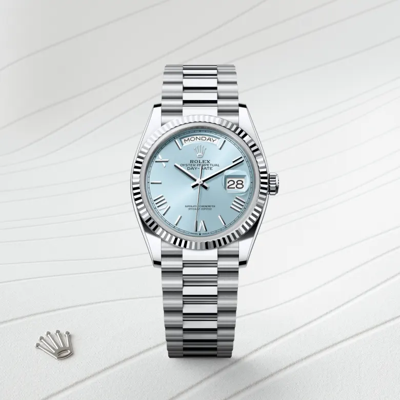 Rolex Day-Date in Platinum, M128236-0018 - Srichai Watch