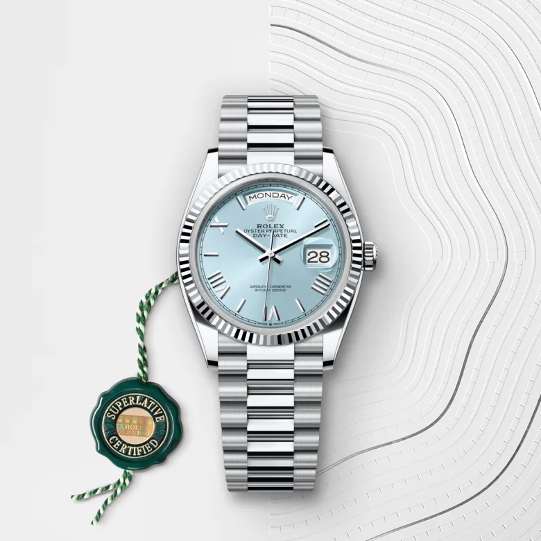 Rolex Day-Date in Platinum, M128236-0018 - Srichai Watch