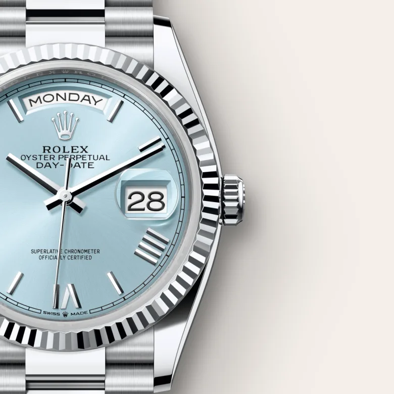 Rolex Day-Date in Platinum, M128236-0018 - Srichai Watch