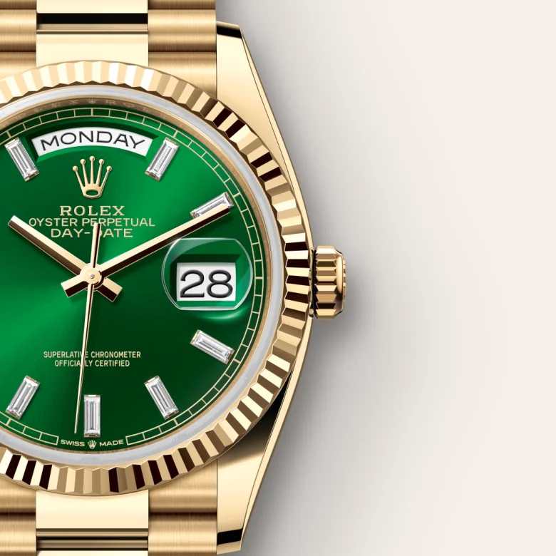 Rolex Day-Date in 18 ct yellow gold, m128238-0130 - Srichai Watch