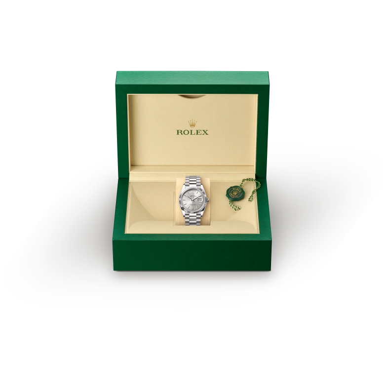Rolex Day-Date in 18 ct white gold, M128239-0005 - Srichai Watch