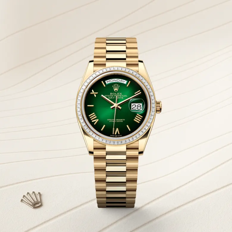 Rolex Day-Date in ทองคำ 18 กะรัต, m128398tbr-0028 - Srichai Watch