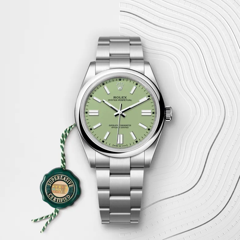 Rolex Oyster Perpetual in Oystersteel, M134300-0006 - Srichai Watch