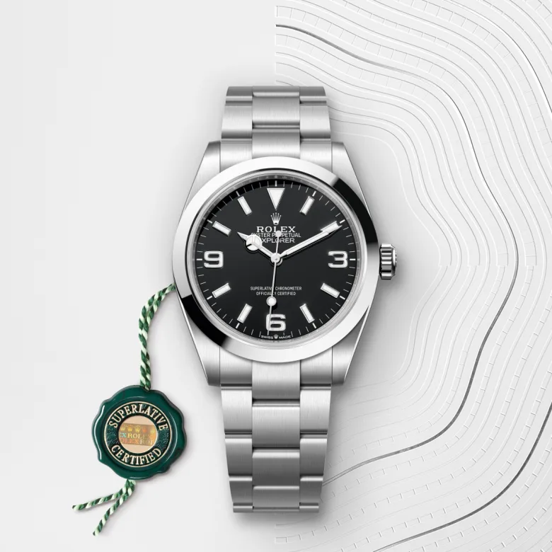Rolex Explorer in Oystersteel, M224270-0001 - Srichai Watch