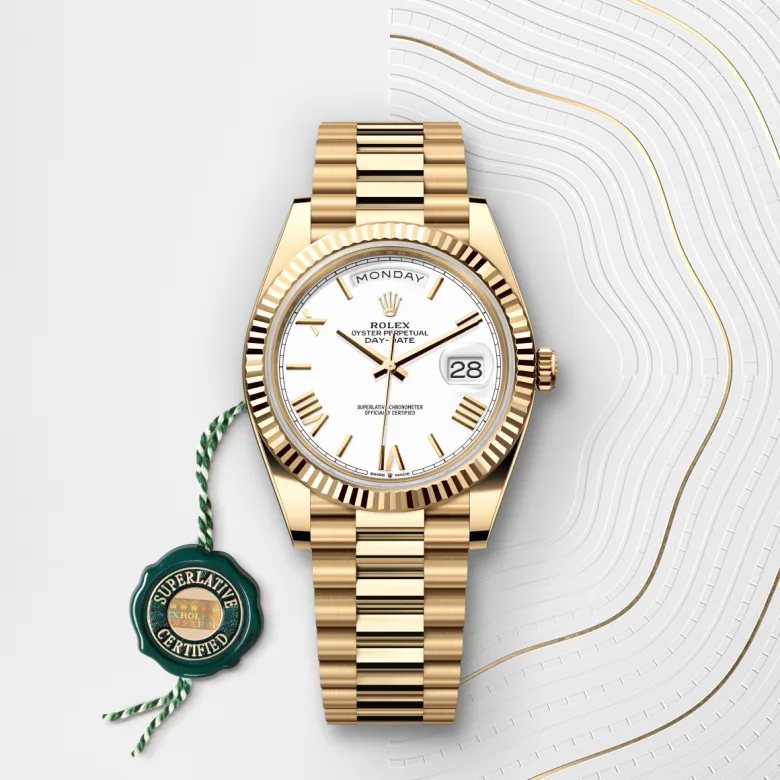 Rolex Day-Date in 18 ct yellow gold, M228238-0042 - Srichai Watch