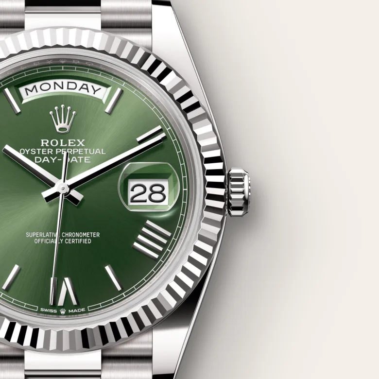 Rolex Day-Date in ทองคำขาว 18 กะรัต, M228239-0033 - Srichai Watch