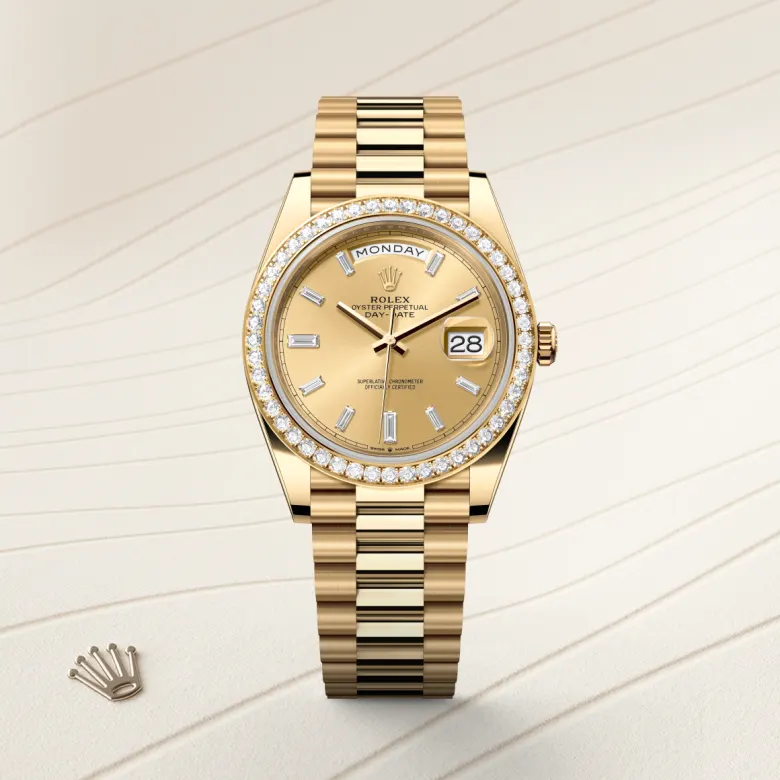 Rolex Day-Date in 18 ct yellow gold, M228348RBR-0002 - Srichai Watch