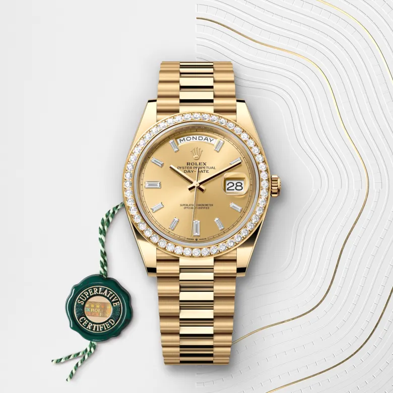 Rolex Day-Date in 18 ct yellow gold, M228348RBR-0002 - Srichai Watch