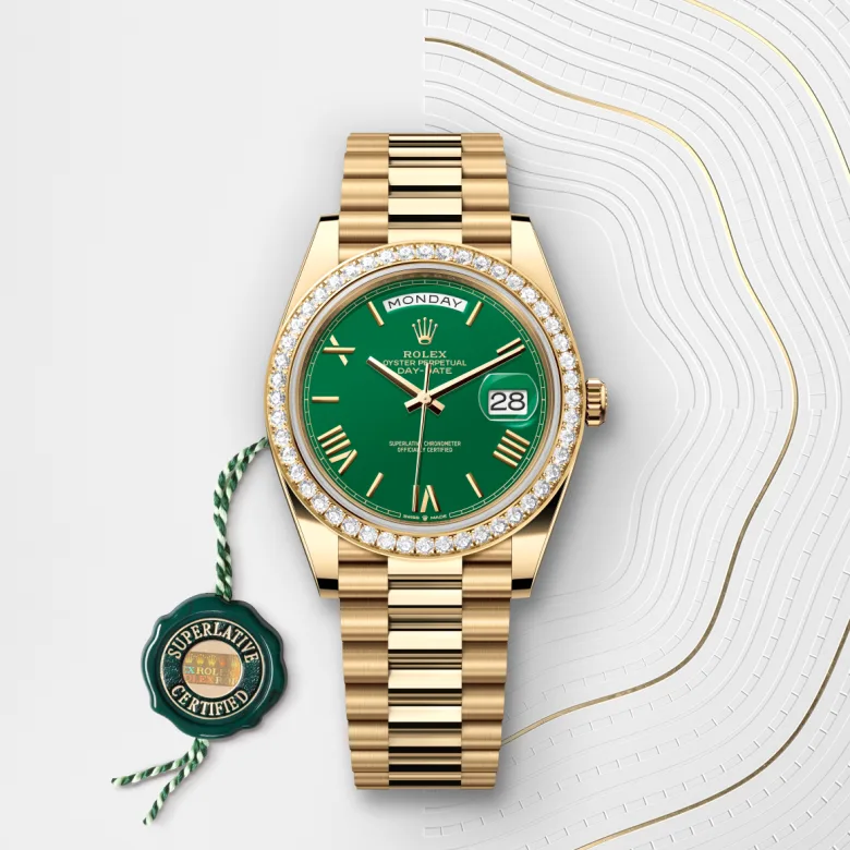 Rolex Day-Date in 18 ct yellow gold, m228348rbr-0040 - Srichai Watch