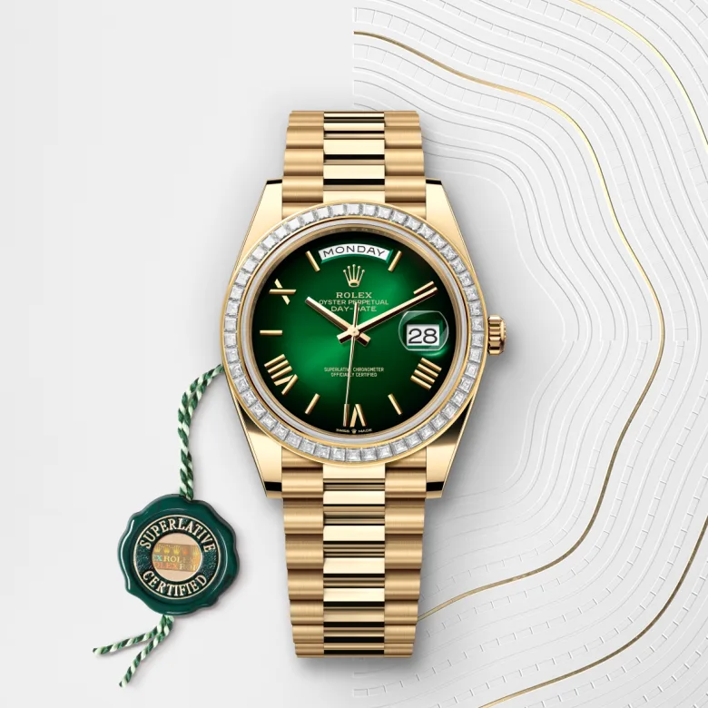 Rolex Day-Date in 18 ct yellow gold, m228398tbr-0042 - Srichai Watch