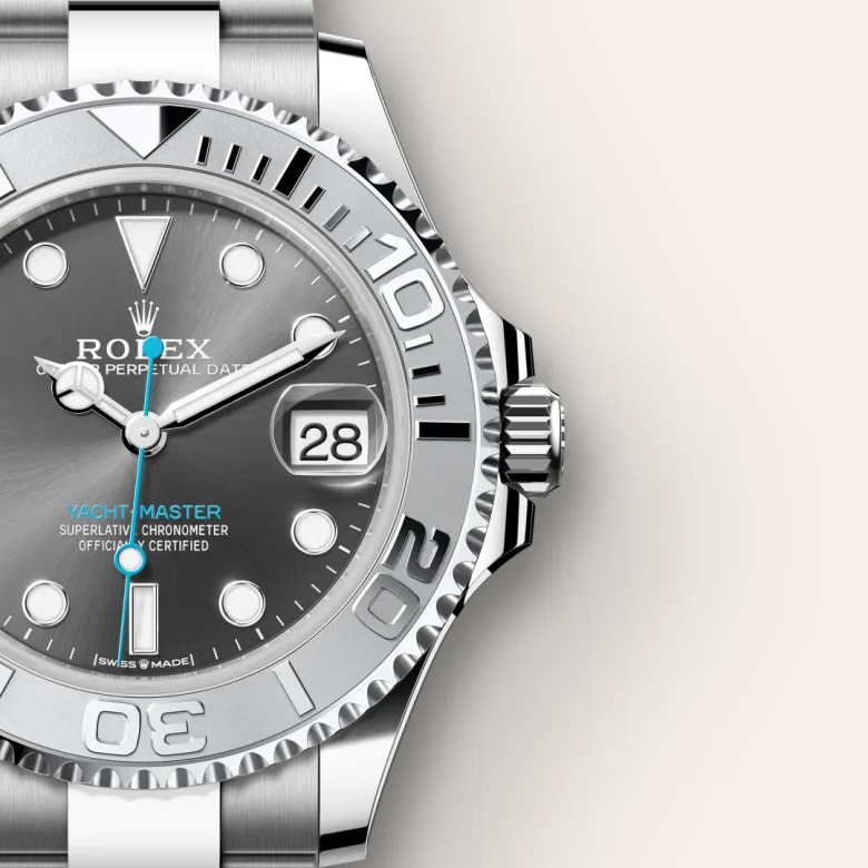 Rolex Yacht-Master in Rolesium - การผสมผสานระหว่าง Oystersteel และแพลทินัม, M268622-0002 - Srichai Watch