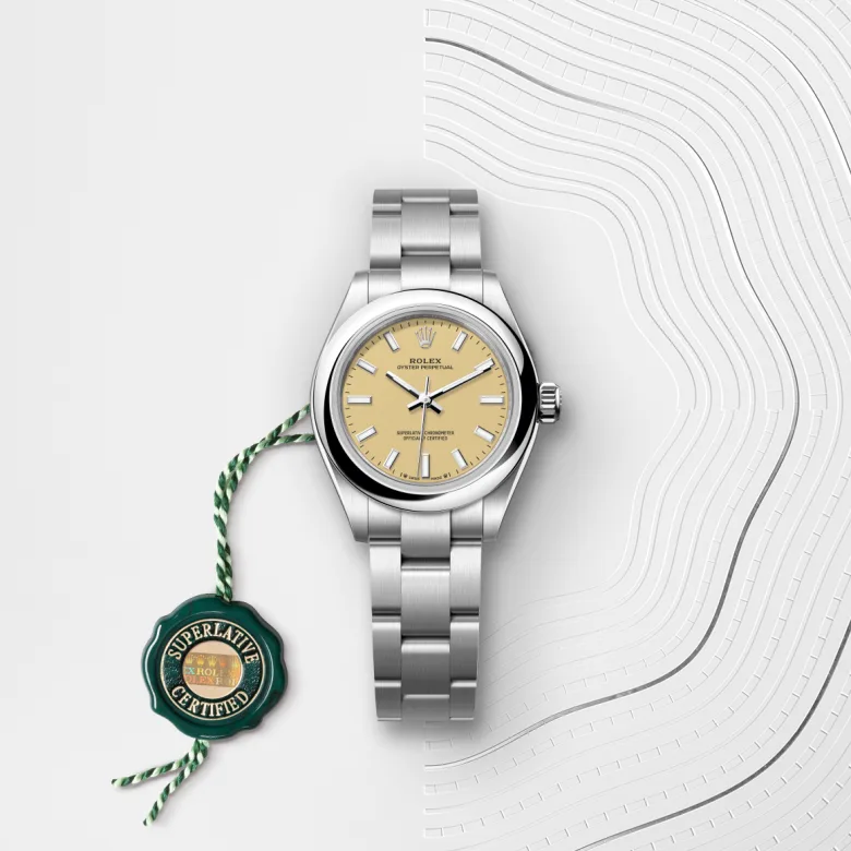 Rolex Oyster Perpetual in Oystersteel, m276200-0007 - Srichai Watch