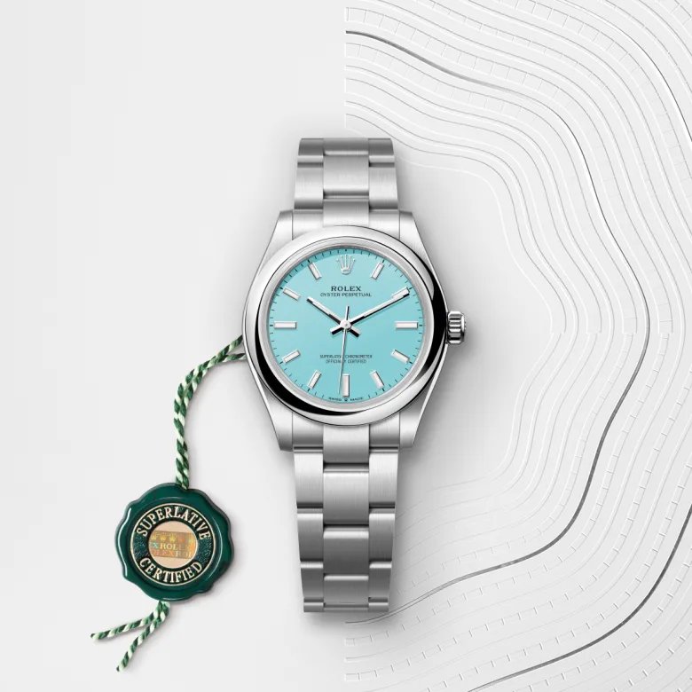 Rolex Oyster Perpetual in Oystersteel, m277200-0007 - Srichai Watch