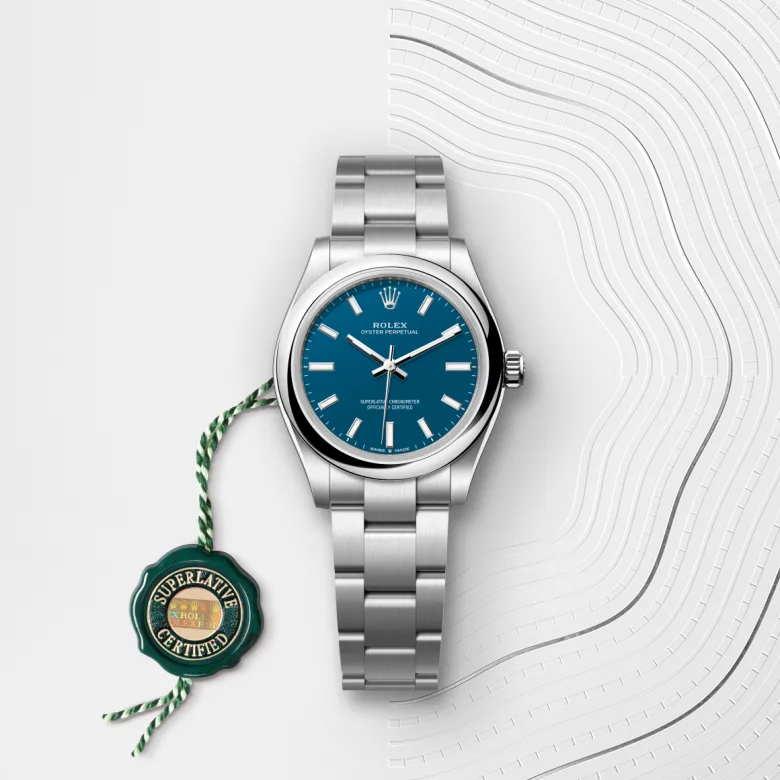 Rolex Oyster Perpetual in Oystersteel, M277200-0017 - Srichai Watch