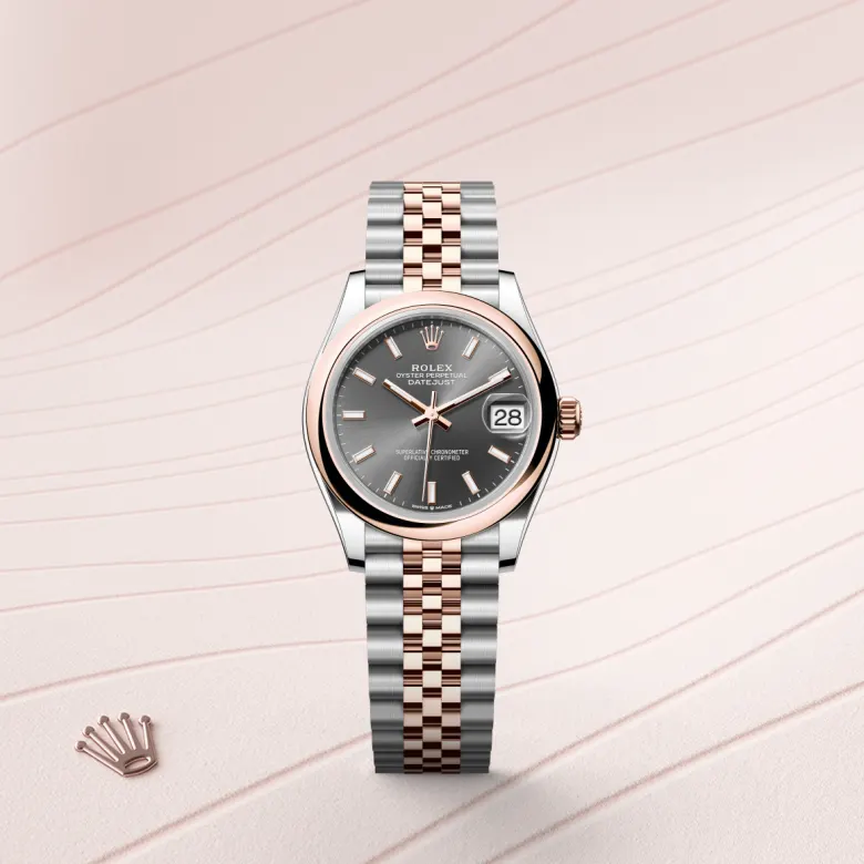 Rolex Datejust in Everose Rolesor - combination of Oystersteel and Everose gold, M278241-0018 - Srichai Watch