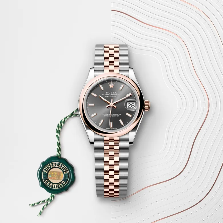 Rolex Datejust in Everose Rolesor - combination of Oystersteel and Everose gold, M278241-0018 - Srichai Watch
