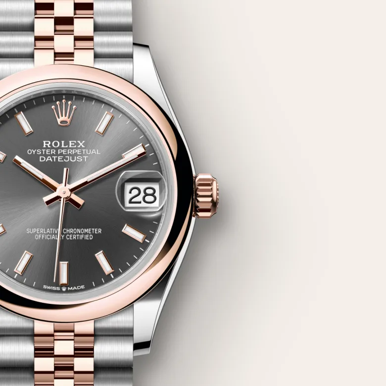 Rolex Datejust in Everose Rolesor - combination of Oystersteel and Everose gold, M278241-0018 - Srichai Watch