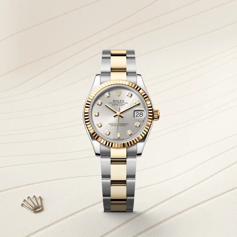 Rolex Datejust in Yellow Rolesor - การผสมผสานระหว่าง Oystersteel และทองคำ, M278273-0019 - Srichai Watch