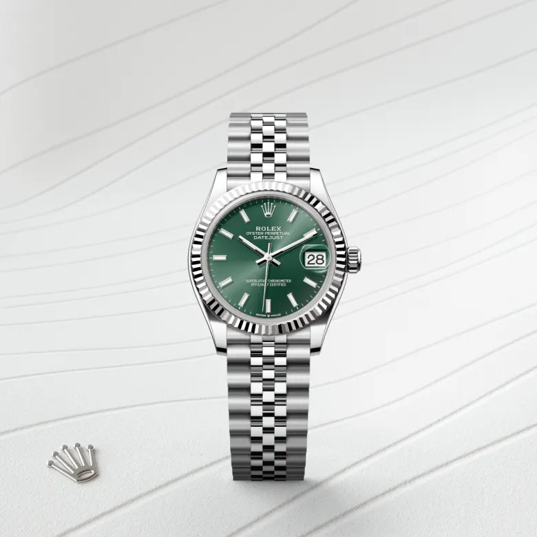 Rolex Datejust in White Rolesor - combination of Oystersteel and white gold, M278274-0018 - Srichai Watch