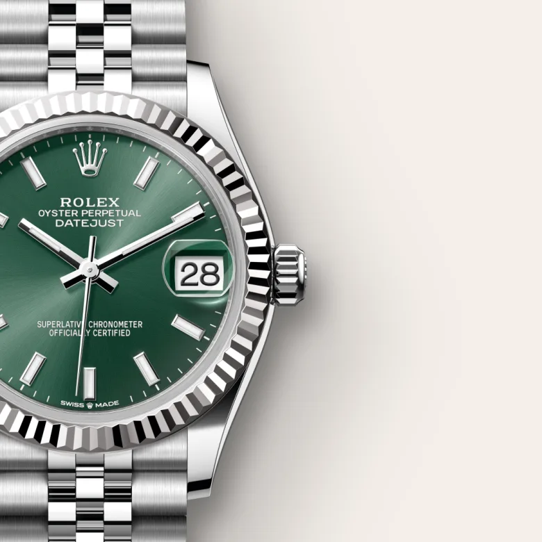 Rolex Datejust in White Rolesor - combination of Oystersteel and white gold, M278274-0018 - Srichai Watch