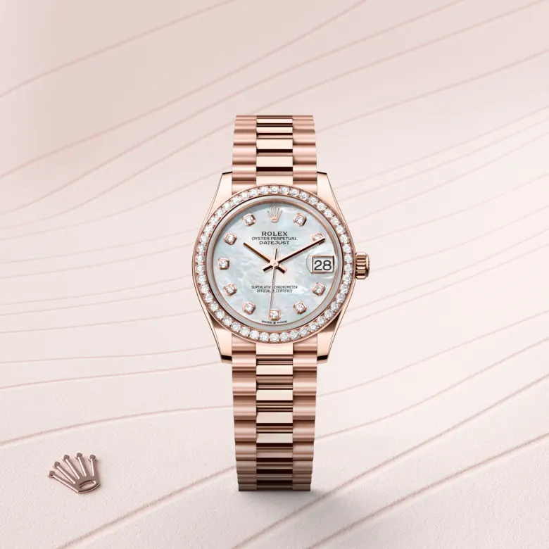 Rolex Datejust in Everose gold 18 กะรัต, M278285RBR-0005 - Srichai Watch