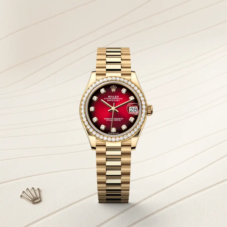 Rolex Datejust in 18 ct yellow gold, M278288RBR-0041 - Srichai Watch