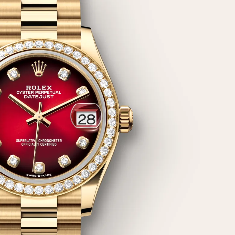 Rolex Datejust in 18 ct yellow gold, M278288RBR-0041 - Srichai Watch