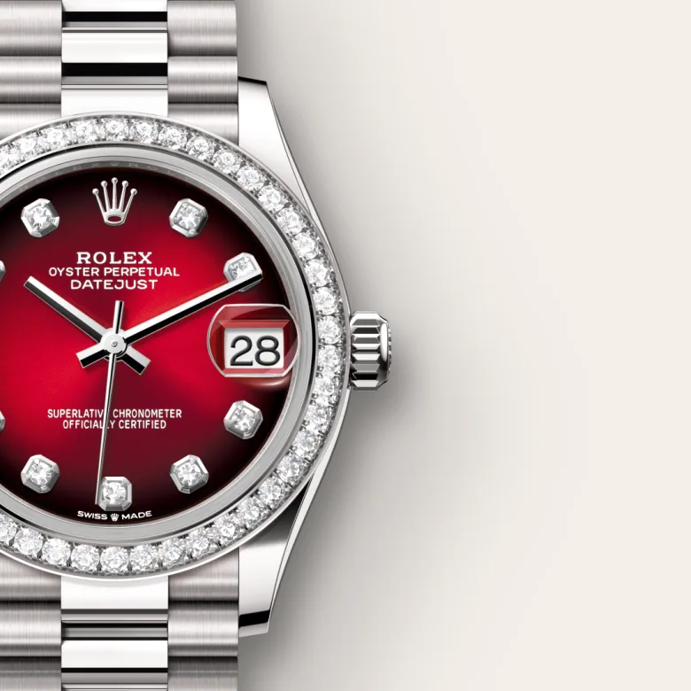 Rolex Datejust in 18 ct white gold, m278289rbr-0028 - Srichai Watch