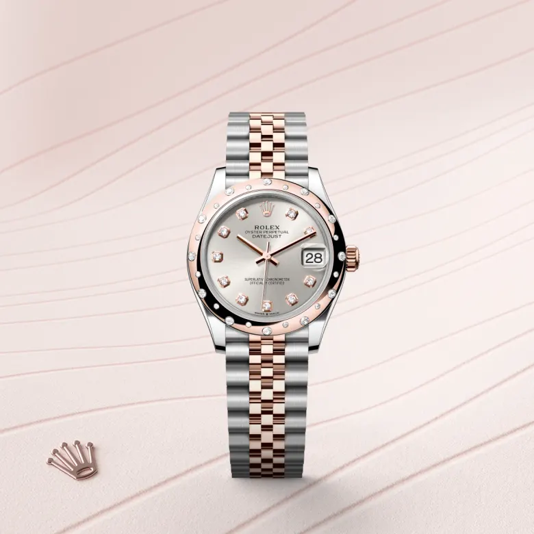 Rolex Datejust in Everose Rolesor - combination of Oystersteel and Everose gold, m278341rbr-0016 - Srichai Watch