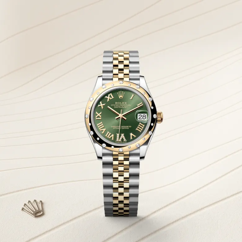 Rolex Datejust in Yellow Rolesor - combination of Oystersteel and yellow gold, M278343RBR-0016 - Srichai Watch