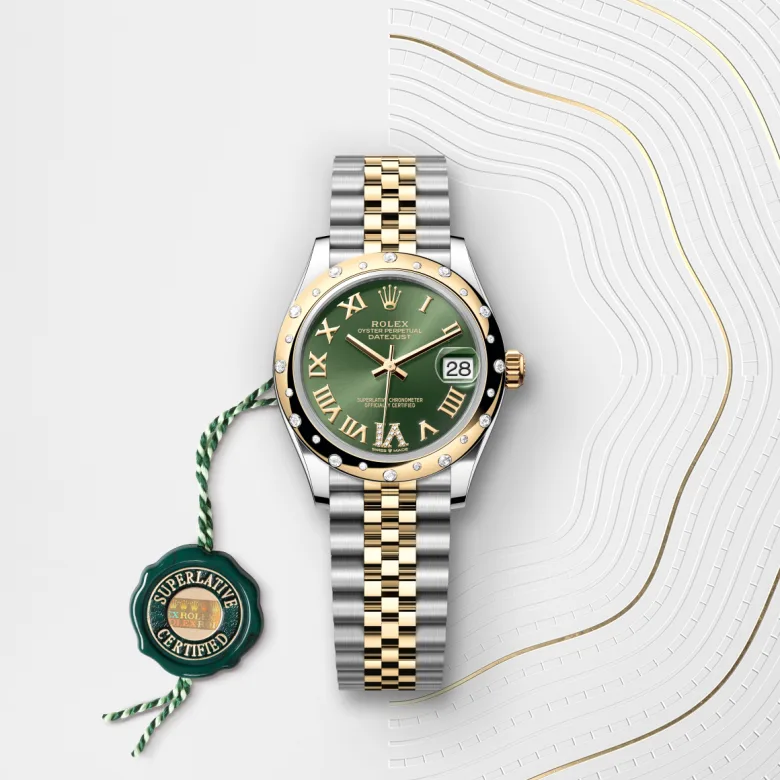 Rolex Datejust in Yellow Rolesor - combination of Oystersteel and yellow gold, M278343RBR-0016 - Srichai Watch