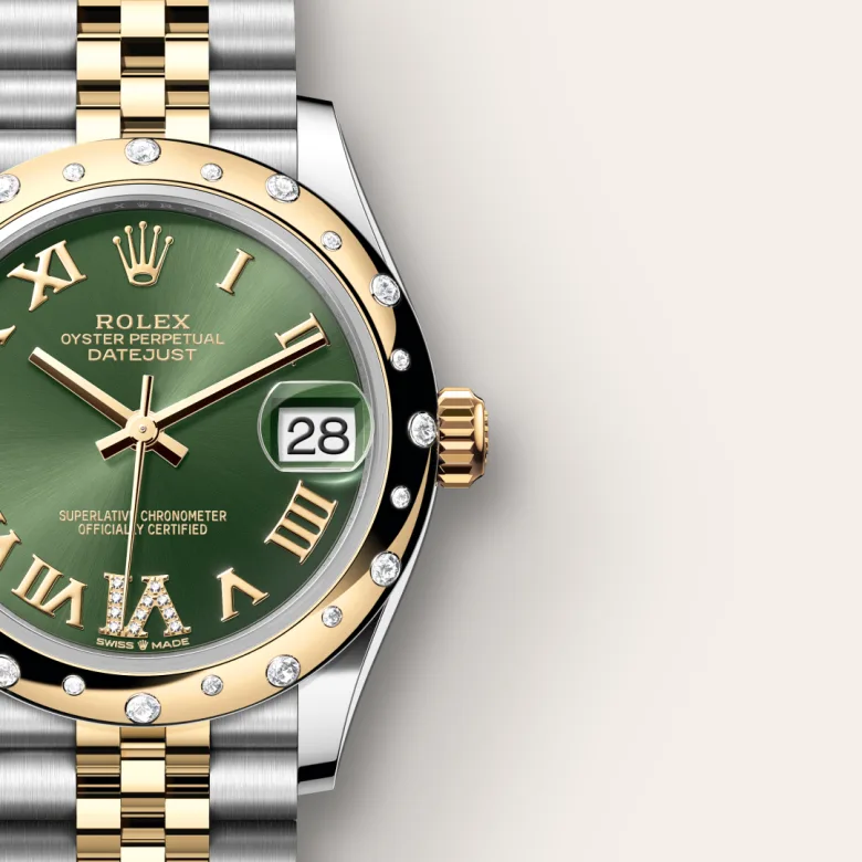 Rolex Datejust in Yellow Rolesor - combination of Oystersteel and yellow gold, M278343RBR-0016 - Srichai Watch