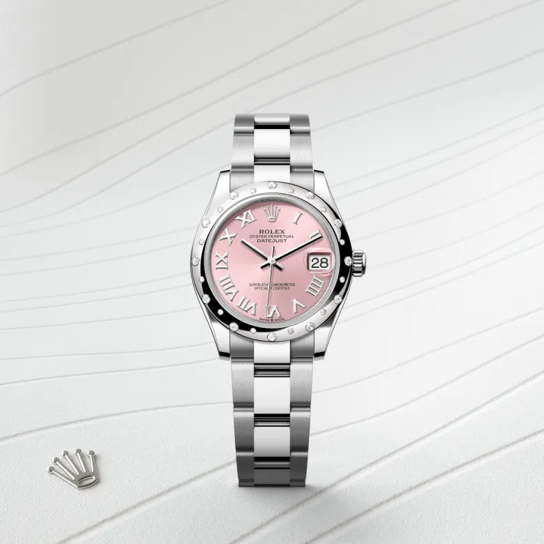 Rolex Datejust in White Rolesor - การผสมผสานระหว่าง Oystersteel และทองคำขาว, M278344RBR-0021 - Srichai Watch