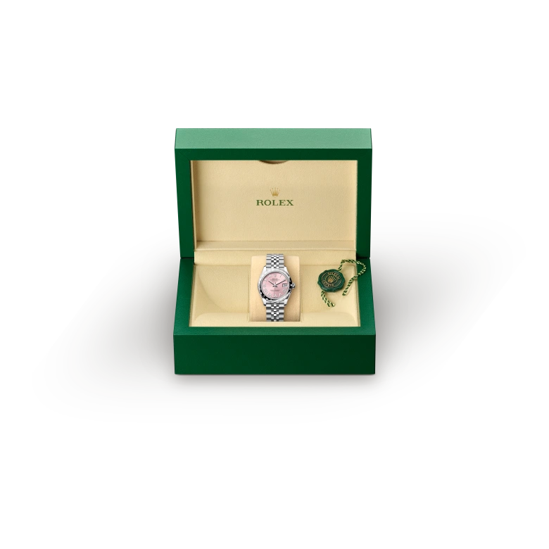 Rolex Datejust in White Rolesor - combination of Oystersteel and white gold, m278344rbr-0022 - Srichai Watch