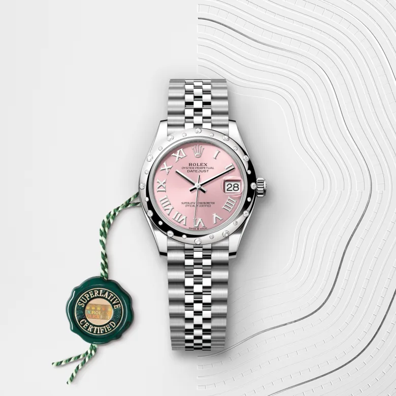 Rolex Datejust in White Rolesor - combination of Oystersteel and white gold, m278344rbr-0022 - Srichai Watch