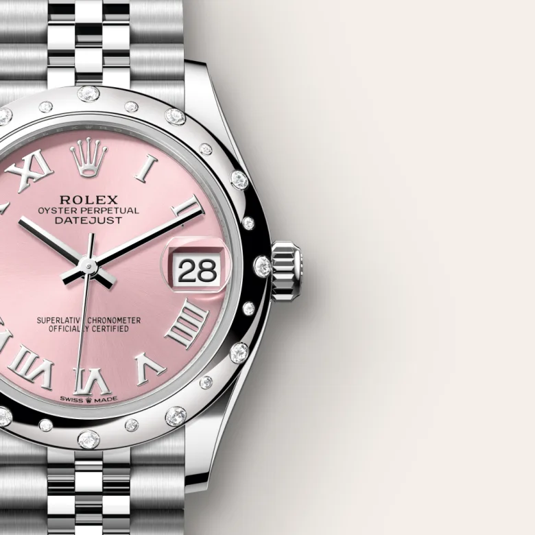 Rolex Datejust in White Rolesor - combination of Oystersteel and white gold, m278344rbr-0022 - Srichai Watch