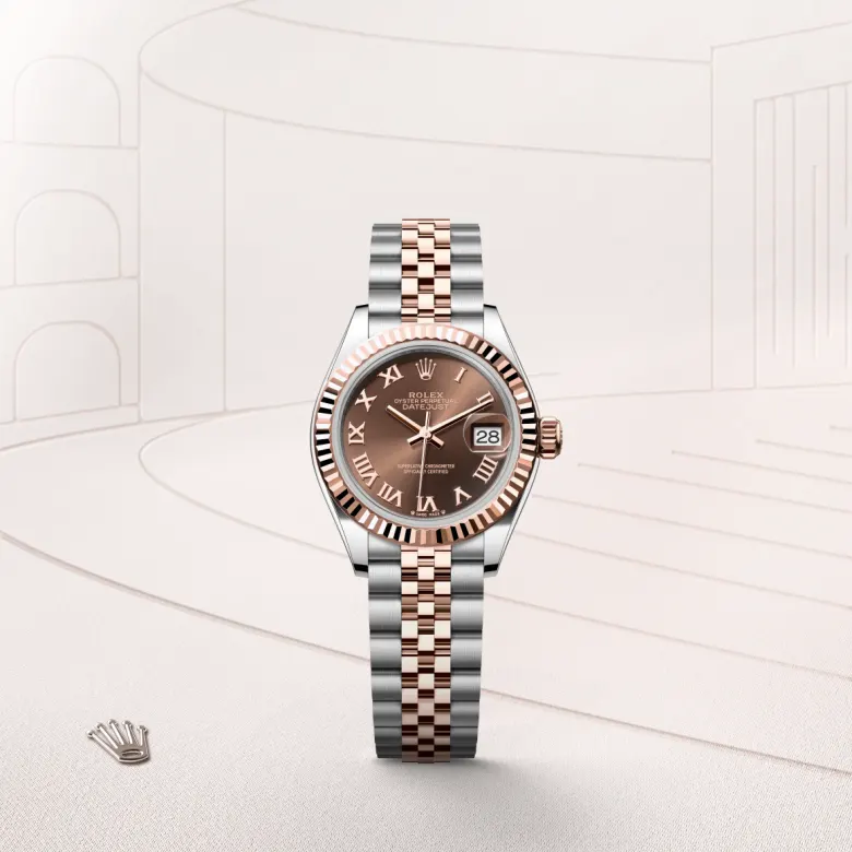 Rolex Lady-Datejust in Everose Rolesor - combination of Oystersteel and Everose gold, m279171-0009 - Srichai Watch