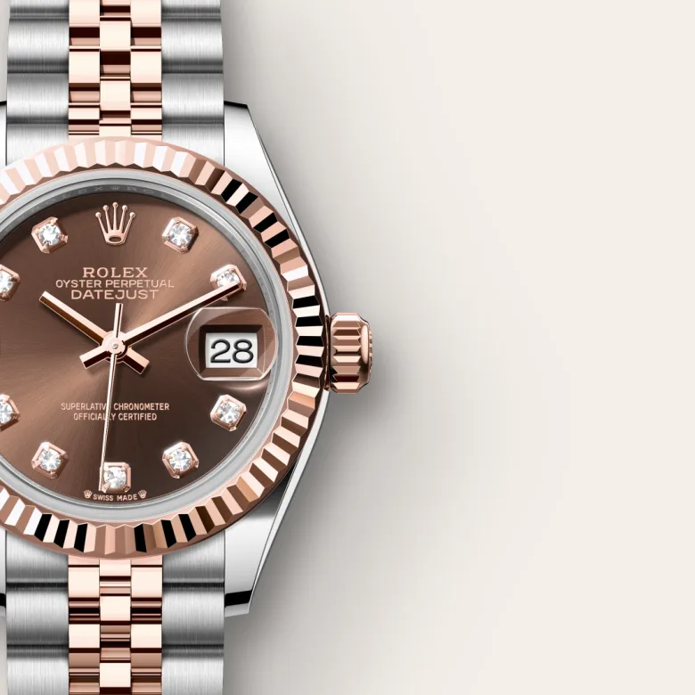Rolex Lady-Datejust in Everose Rolesor - การผสมผสานระหว่าง Oystersteel และเอเวอร์โรสโกลด์, m279171-0011 - Srichai Watch