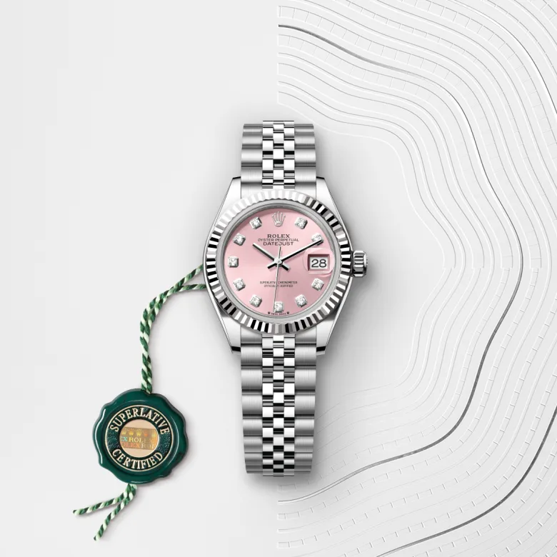 Rolex Lady-Datejust in White Rolesor - combination of Oystersteel and white gold, m279174-0003 - Srichai Watch