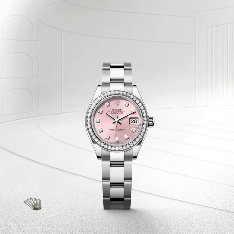 Rolex Lady-Datejust in White Rolesor - การผสมผสานระหว่าง Oystersteel และทองคำขาว, M279384RBR-0004 - Srichai Watch