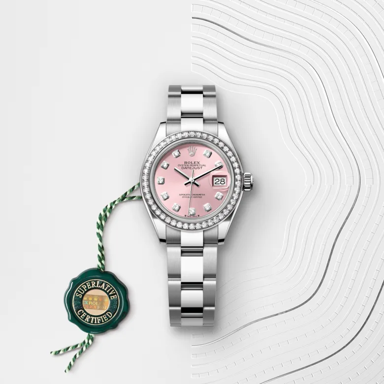 Rolex Lady-Datejust in White Rolesor - การผสมผสานระหว่าง Oystersteel และทองคำขาว, M279384RBR-0004 - Srichai Watch