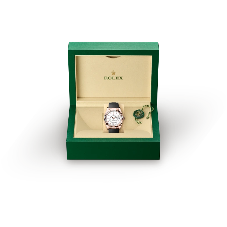 Rolex Sky-Dweller in 18 ct Everose gold, m336235-0003 - Srichai Watch