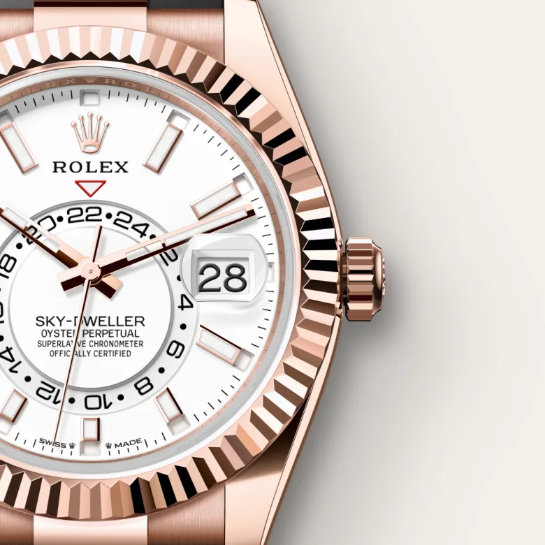 Rolex Sky-Dweller in 18 ct Everose gold, m336235-0003 - Srichai Watch