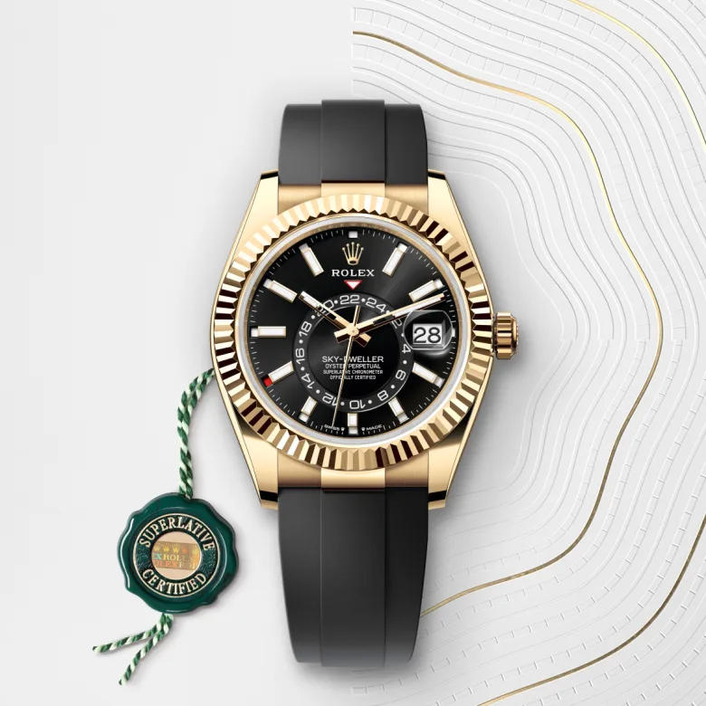 Rolex Sky-Dweller in 18 ct yellow gold, m336238-0002 - Srichai Watch