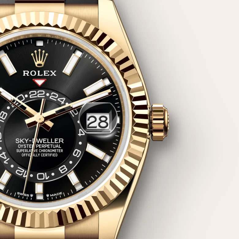 Rolex Sky-Dweller in 18 ct yellow gold, m336238-0002 - Srichai Watch