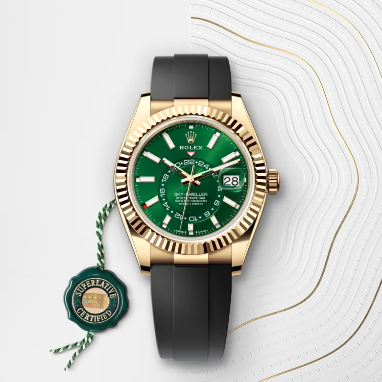 Rolex Sky-Dweller in 18 ct yellow gold, m336238-0004 - Srichai Watch