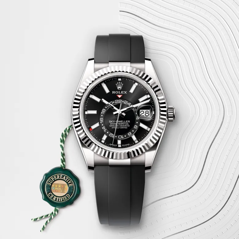 Rolex Sky-Dweller in ทองคำขาว 18 กะรัต, M336239-0002 - Srichai Watch