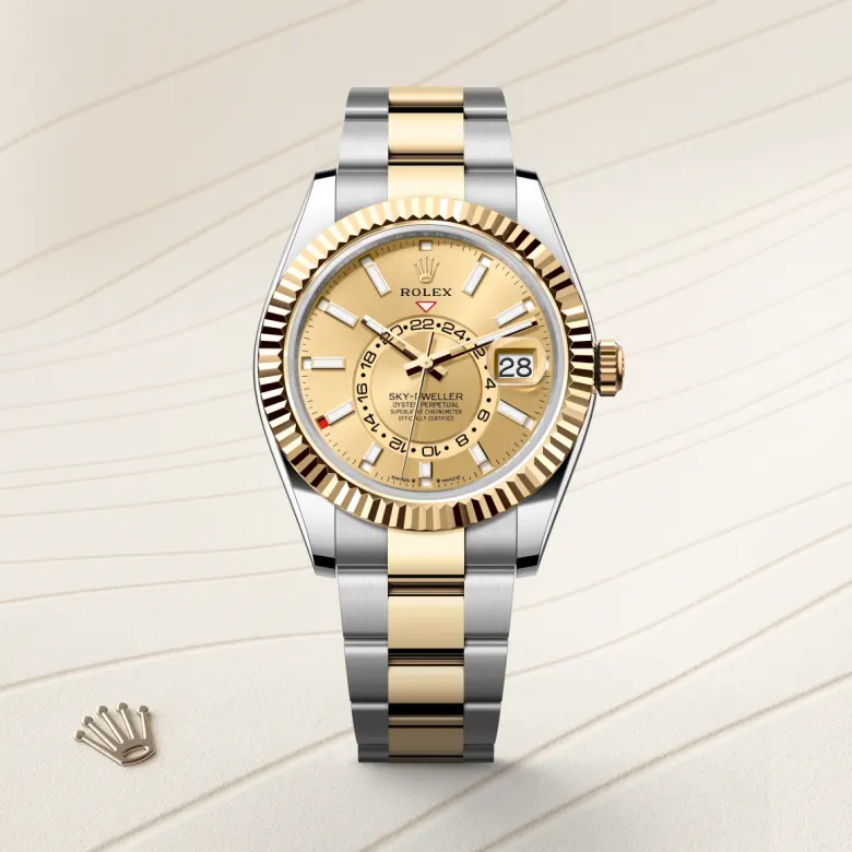 Rolex Sky-Dweller in Yellow Rolesor - combination of Oystersteel and yellow gold, M336933-0001 - Srichai Watch