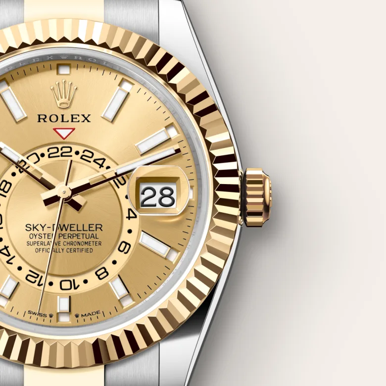 Rolex Sky-Dweller in Yellow Rolesor - combination of Oystersteel and yellow gold, M336933-0001 - Srichai Watch
